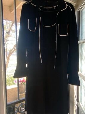 Vintage 1990’s BCBG Max Azria Blk knit dress/jacket - ORIGINAL OWNER ✨